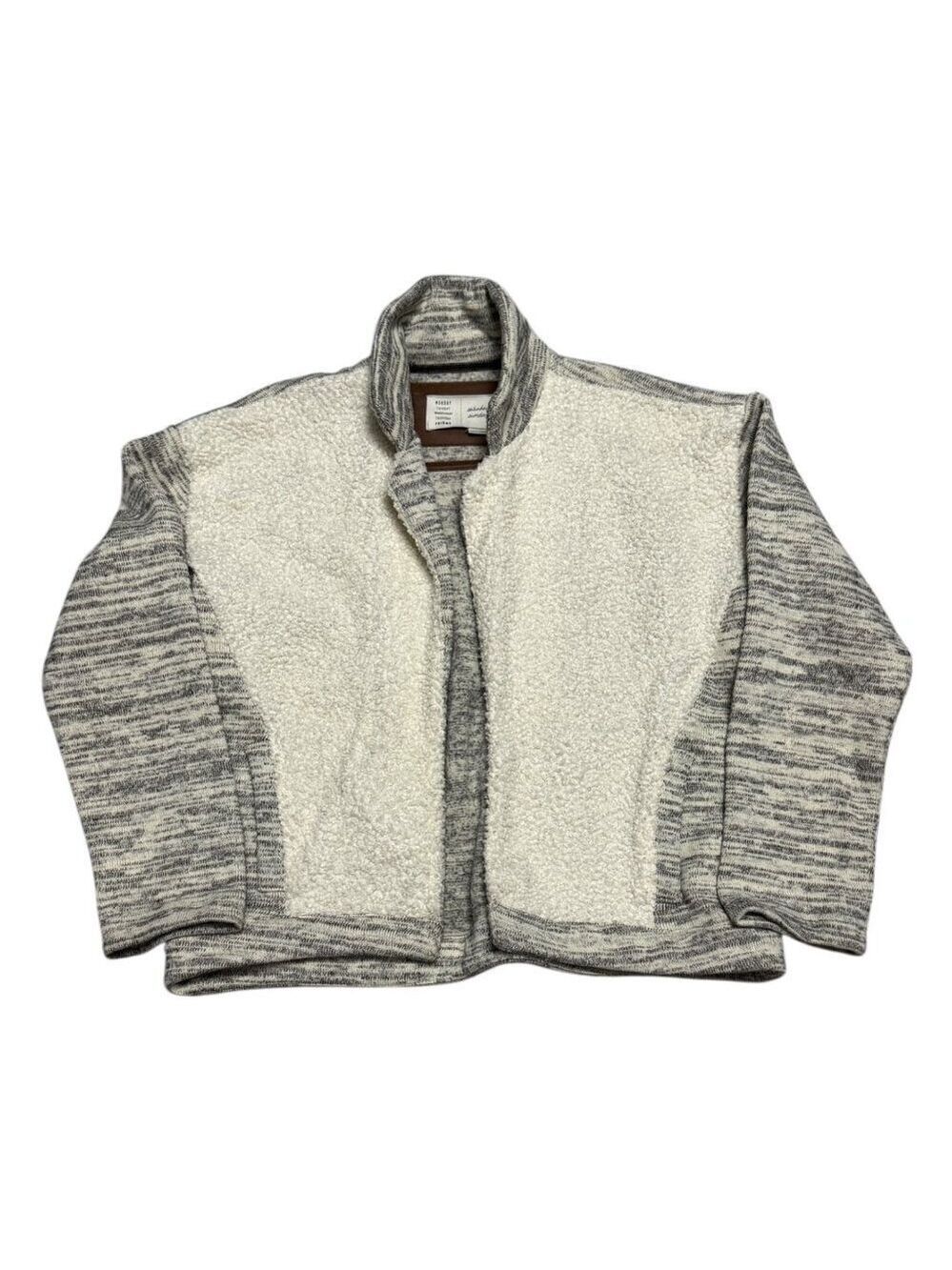 Saturday Sunday ARITZIA Sherpa Fleece Outdoor Sweater Jacket Womens Small